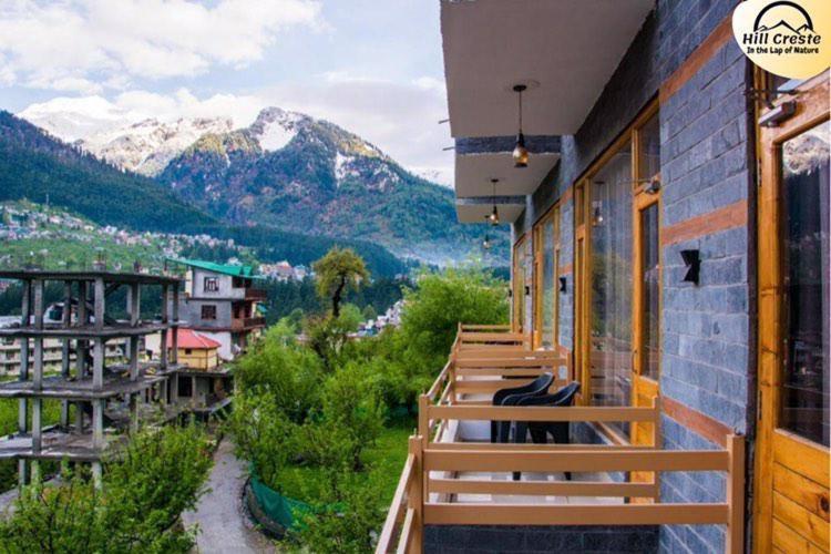 Hill Creste Manali Manāli Exterior foto